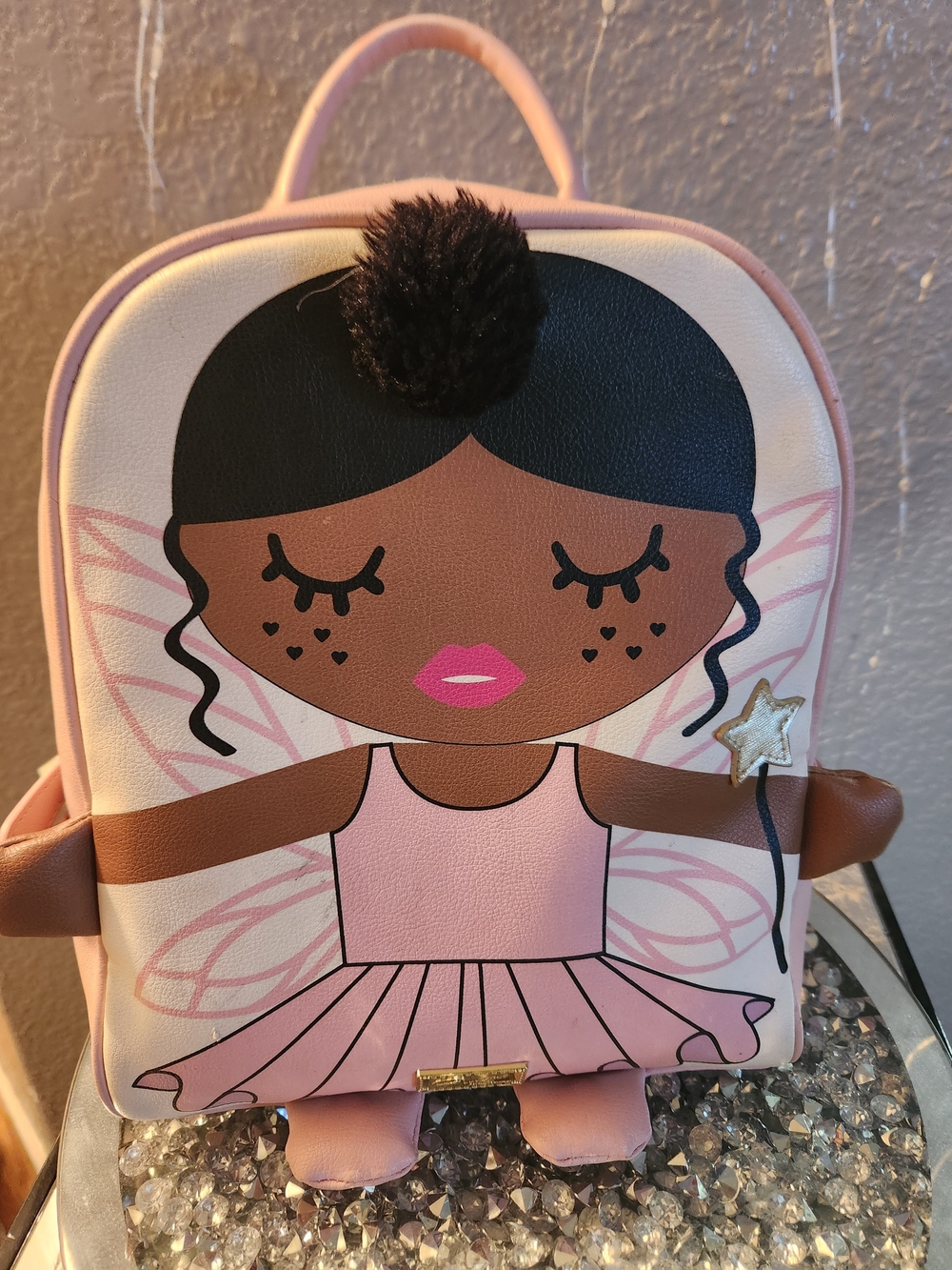 Betsey Johnson Pink Ballerina Backpack